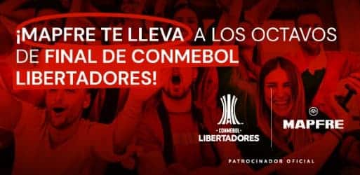 ¡MAPFRE te lleva a los Octavos de Final de la CONMEBOL Libertadores!